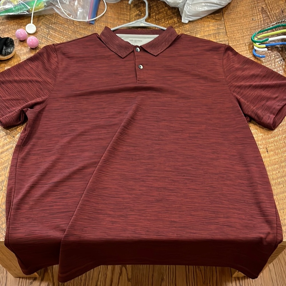 Van Heusun Large dry fit golf polo